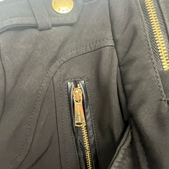 Michael Kors Women's Black Belted Utility Jacket - Picture 3 of 5